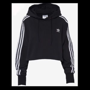 ADIDAS ORIGINALS CROPPED HOODIE